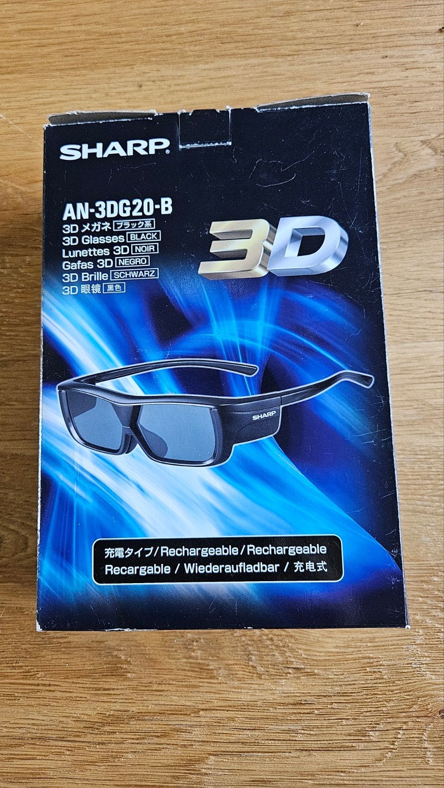 Sharp AN-3DG20-B 3D Bril (6 stuks), Ophalen, Zo goed als nieuw