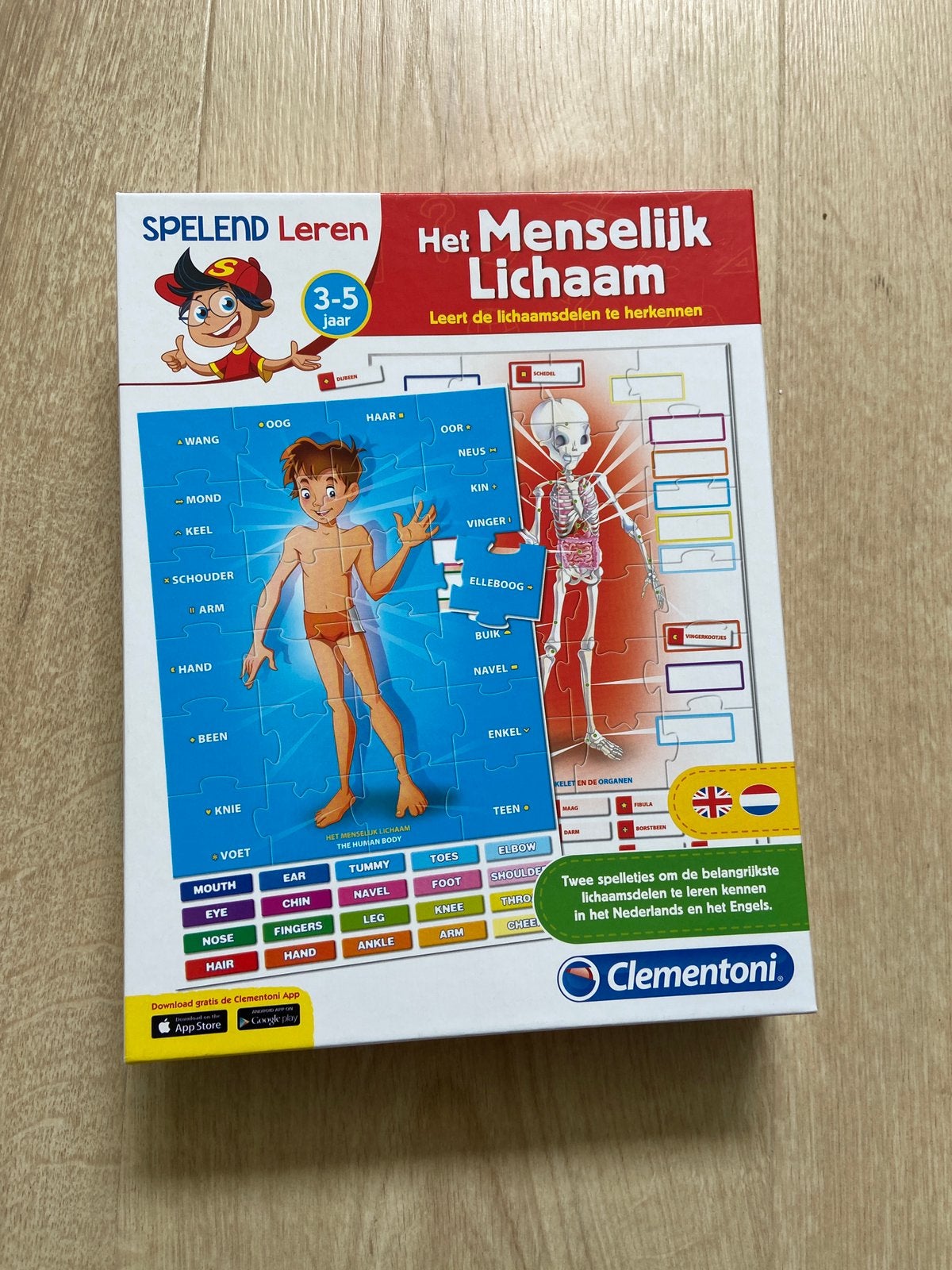 Clementoni Spelend leren : het menselijk lichaam, Ophalen of Verzenden, Zo goed als nieuw, Ontdekken