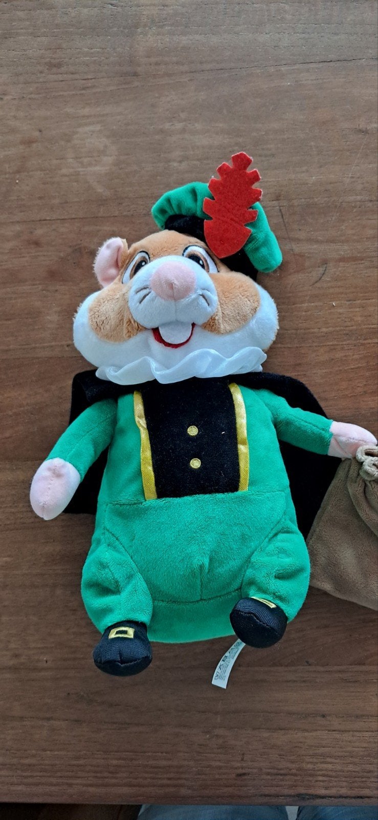 Hamster knuffel piet, Ophalen of Verzenden, Zo goed als nieuw, Overige typen