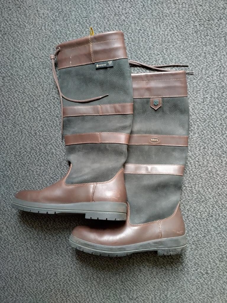 Dubarry Galway laarzen - Bruin/Zwart - Maat 42, Dubarry, Hoge laarzen, Bruin, Ophalen of Verzenden