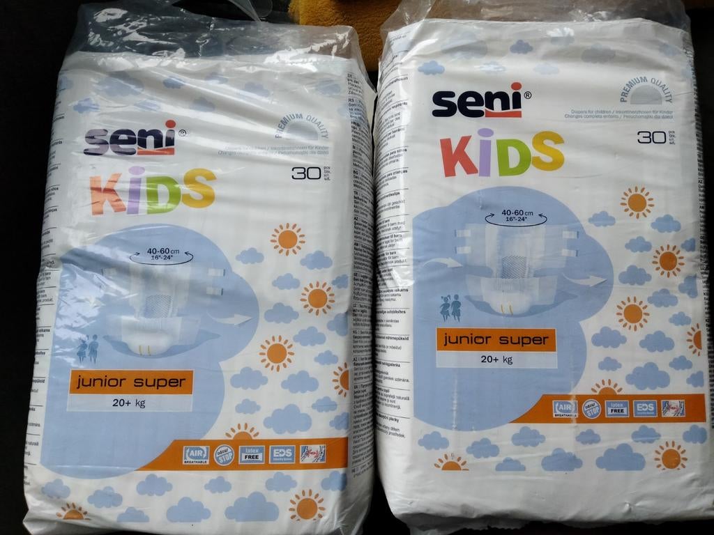 Seni Kids junior super 20+ kg., Ophalen of Verzenden, Nieuw