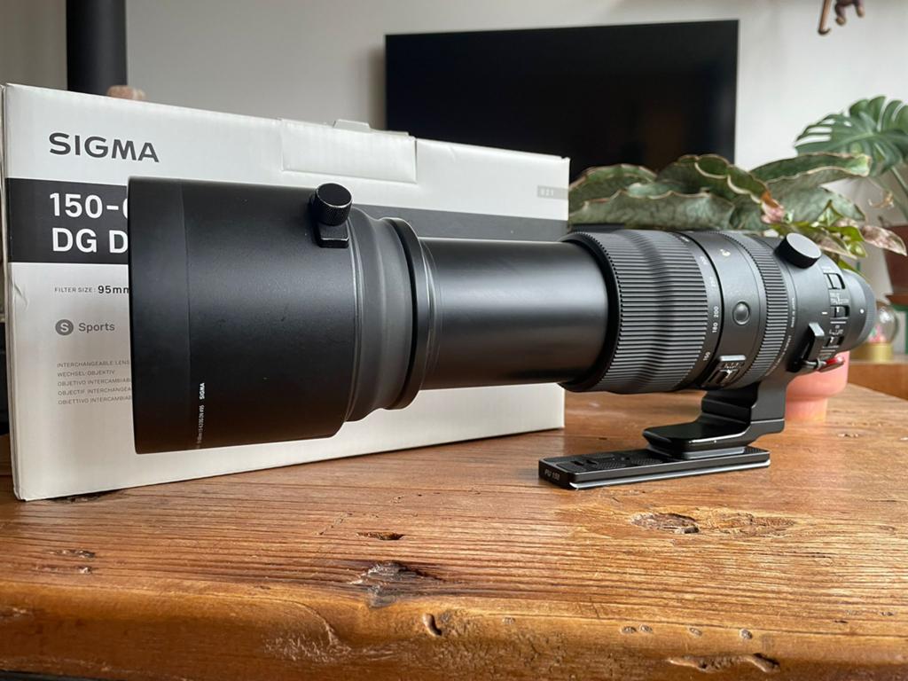 Sigma 150-600mm f/5.0-6.3 DG DN OS Sports, Hoya UV filter ea, Audio, Tv en Foto, Fotografie | Lenzen en Objectieven, Ophalen, Gebruikt