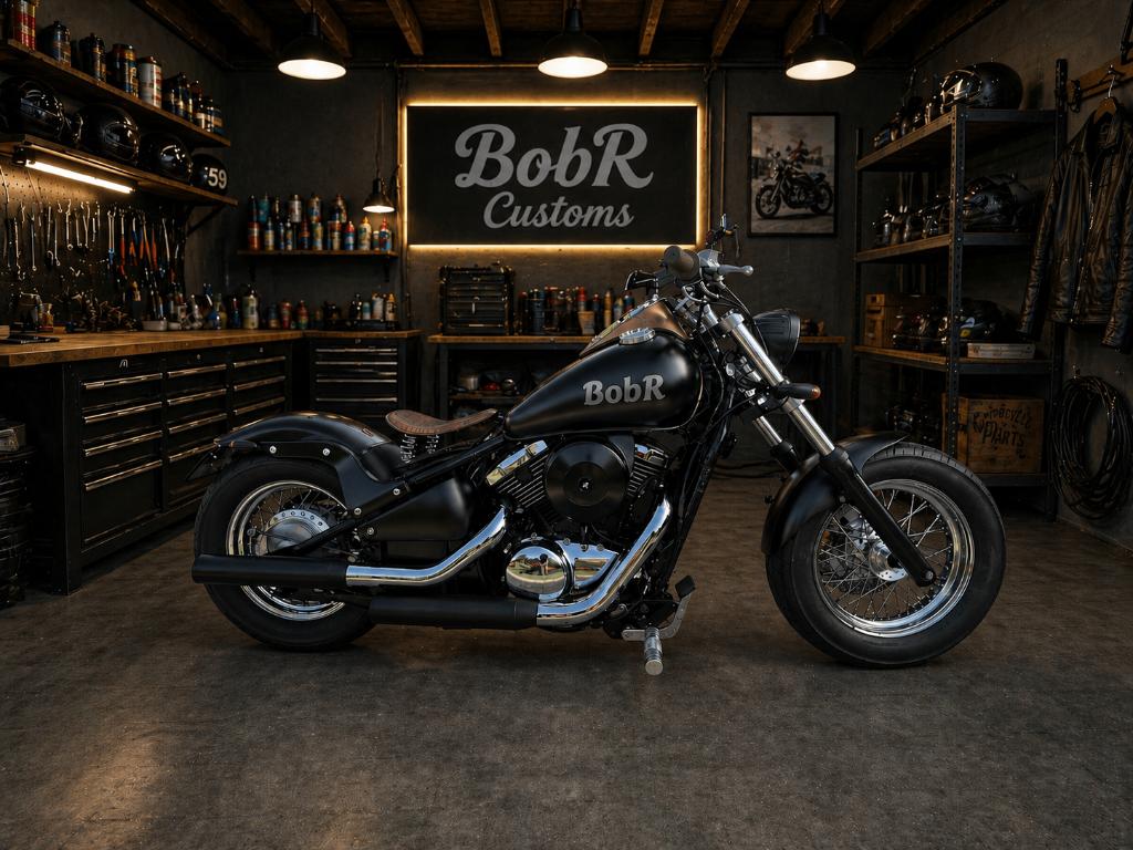 Kawasaki VN 800 Bobber, Particulier, 2 cilinders, Chopper