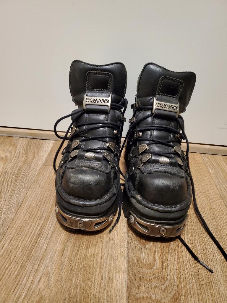 New Rock maat 36, Zwart, Overige typen, Ophalen of Verzenden, Zo goed als nieuw