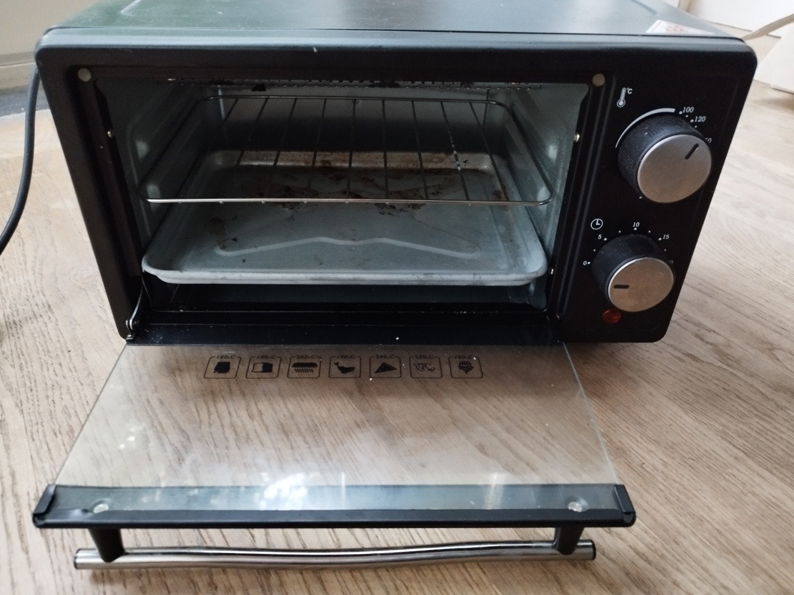 Compacte mini-oven - Ideaal voor kleine keukens, Ophalen, Minder dan 45 cm, Minder dan 45 cm, Vrijstaand
