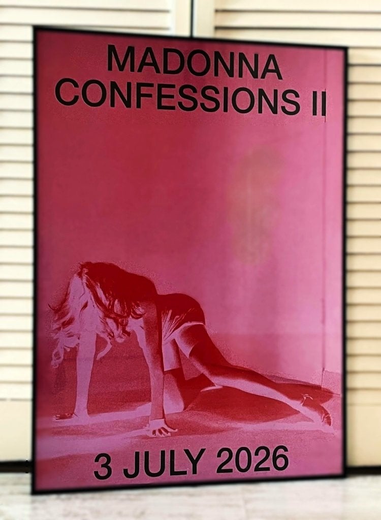 Madonna - Confessions II - Promo Poster Size 50 x 70, Verzamelen, Ophalen of Verzenden, Zo goed als nieuw, Poster, Artwork of Schilderij