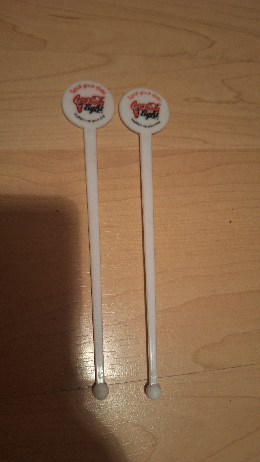 Coca-Cola Light roerstaafjes - Set van 2, Verzamelen, Ophalen