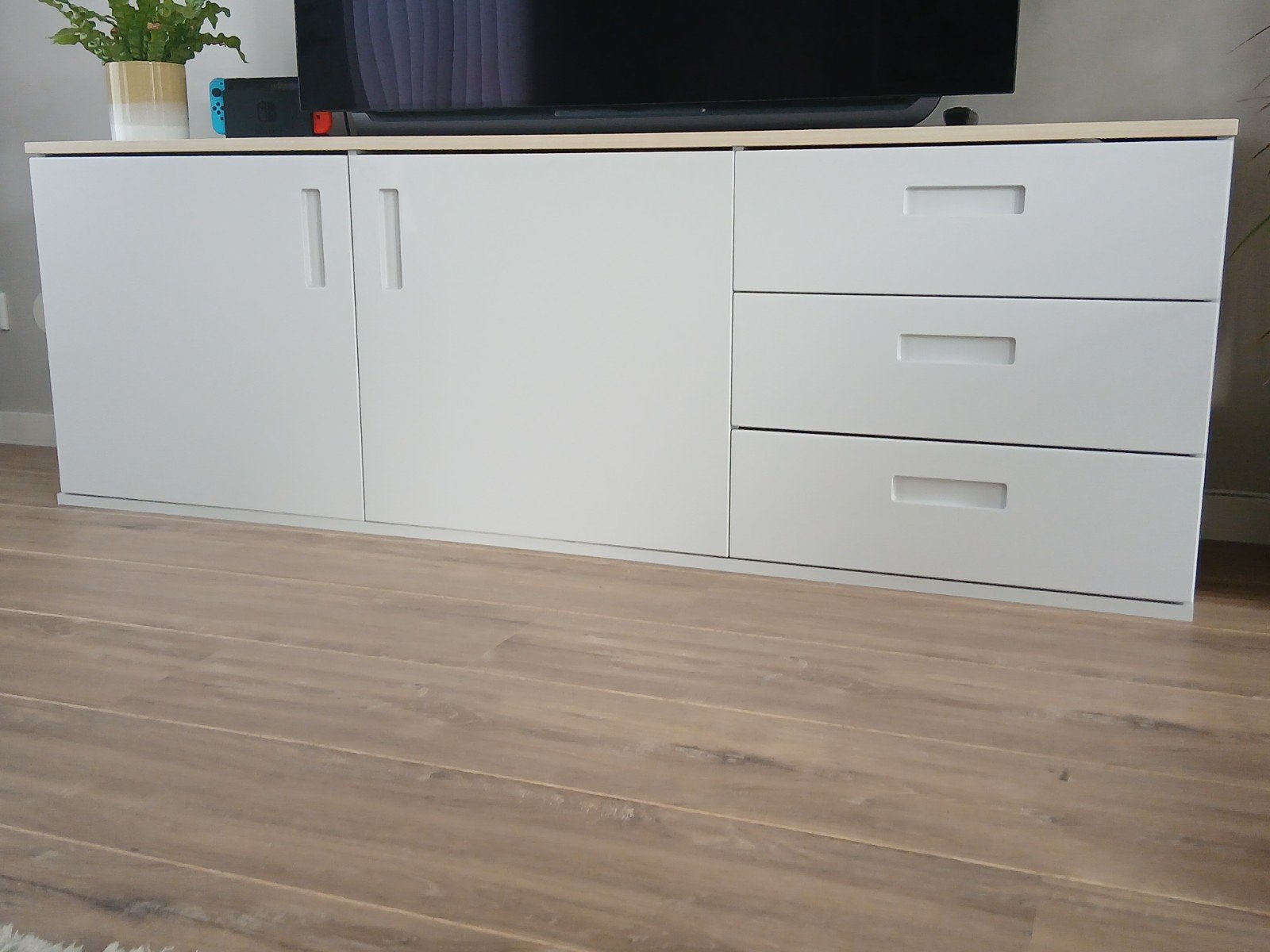 tv meubel, Ophalen, Gebruikt, 25 tot 50 cm, 150 tot 200 cm