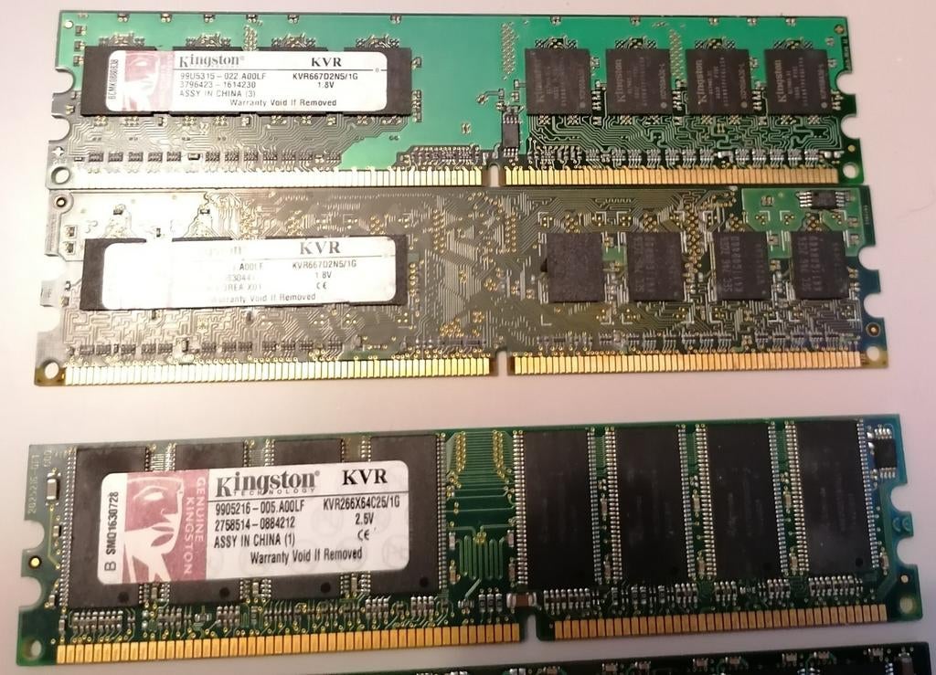 DDR2 RAM Geheugen van Kingston in diverse grote en snelheid, Computers en Software, RAM geheugen, Ophalen of Verzenden, Gebruikt