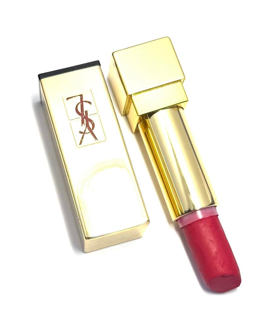 Yves Saint Laurent rouge pur couture the mats 302, Ophalen of Verzenden, Zo goed als nieuw, Rood, Lippen