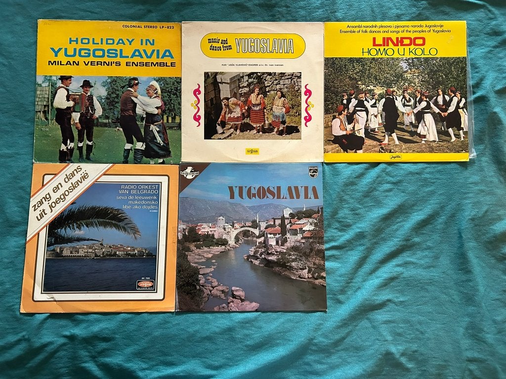 5 LP's Joegoslavische muziek (ook per stuk te koop), LP, Gebruikt, Balkan, Ophalen of Verzenden
