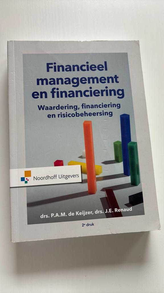 J. Renaud - Financieel management en Financiering, Ophalen of Verzenden, Zo goed als nieuw