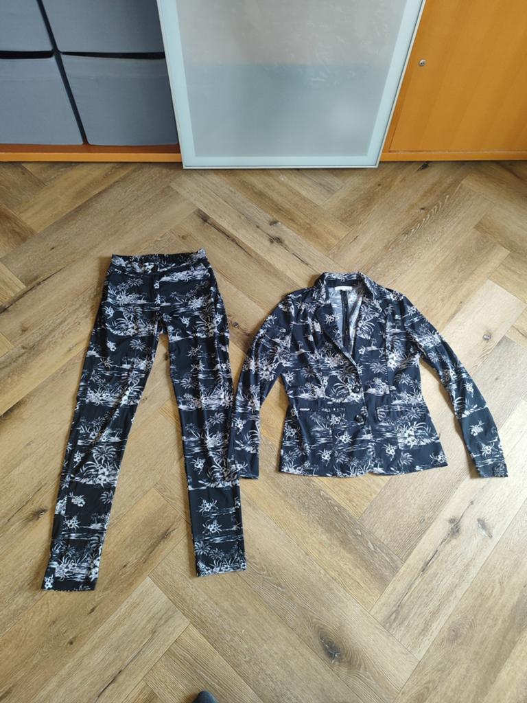 Tramontana travelstof set broek S blazer M, Ophalen of Verzenden, Zo goed als nieuw, Zwart