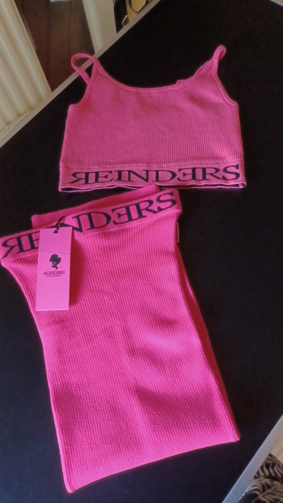 Reinders rok en topje XS, Reinders, Nieuw, Ophalen of Verzenden, Roze