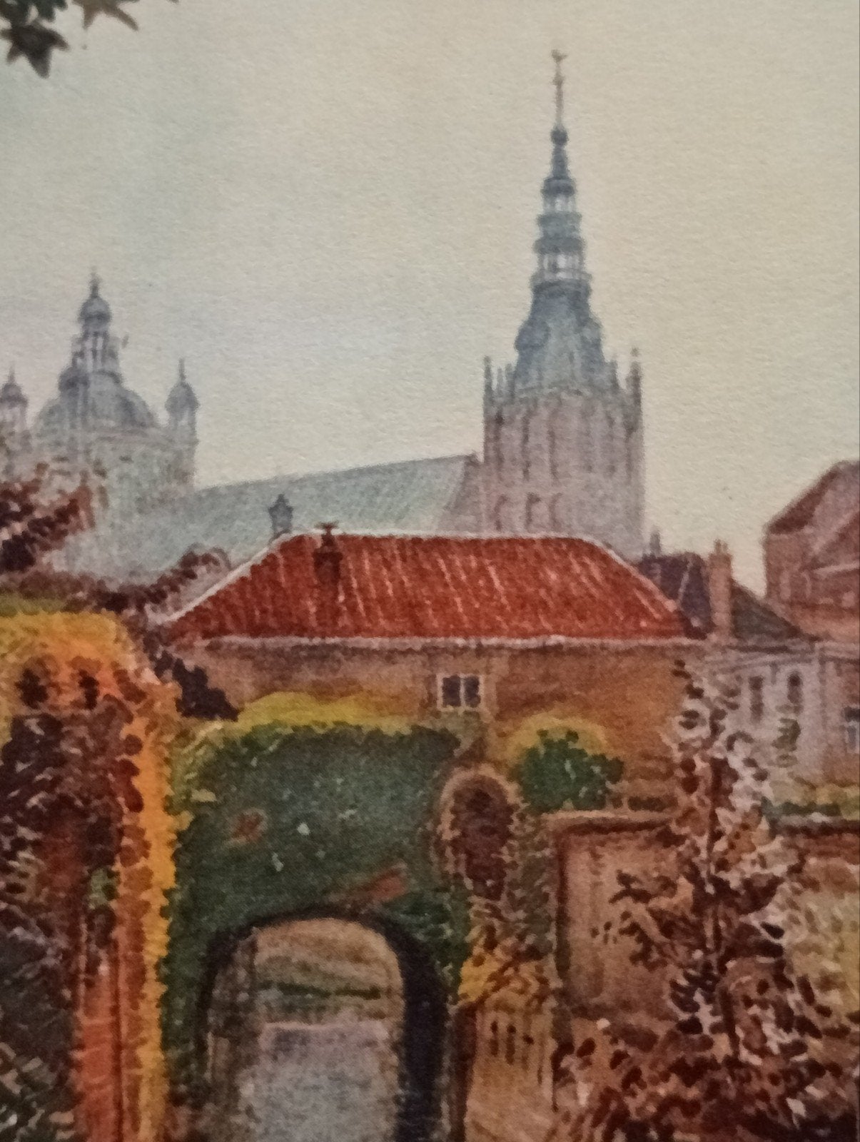 Den Bosch S'Hertogenbosch prent 1937, Verzamelen, Ophalen of Verzenden, Voor 1940, Gebruikt