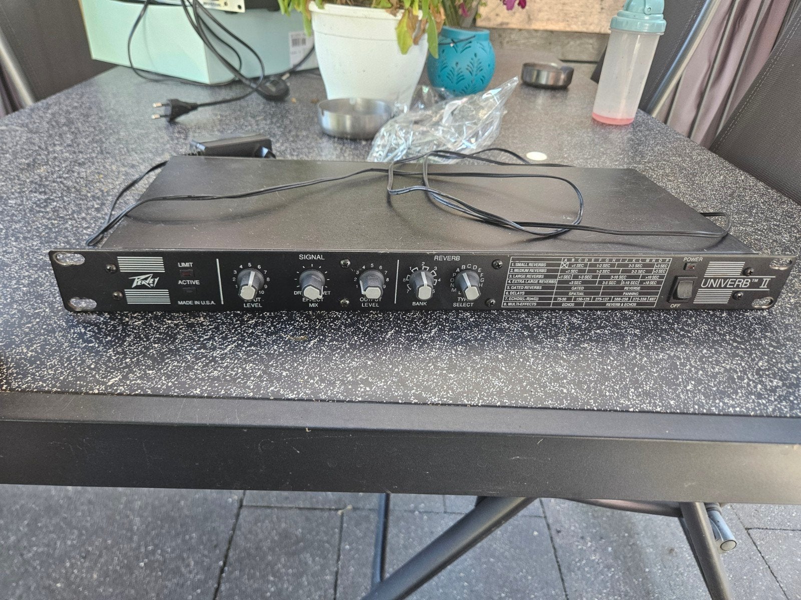 Peavey Univerb II - Vintage Reverb/Multi-effect Processor, Ophalen, Gebruikt, Multi-effect