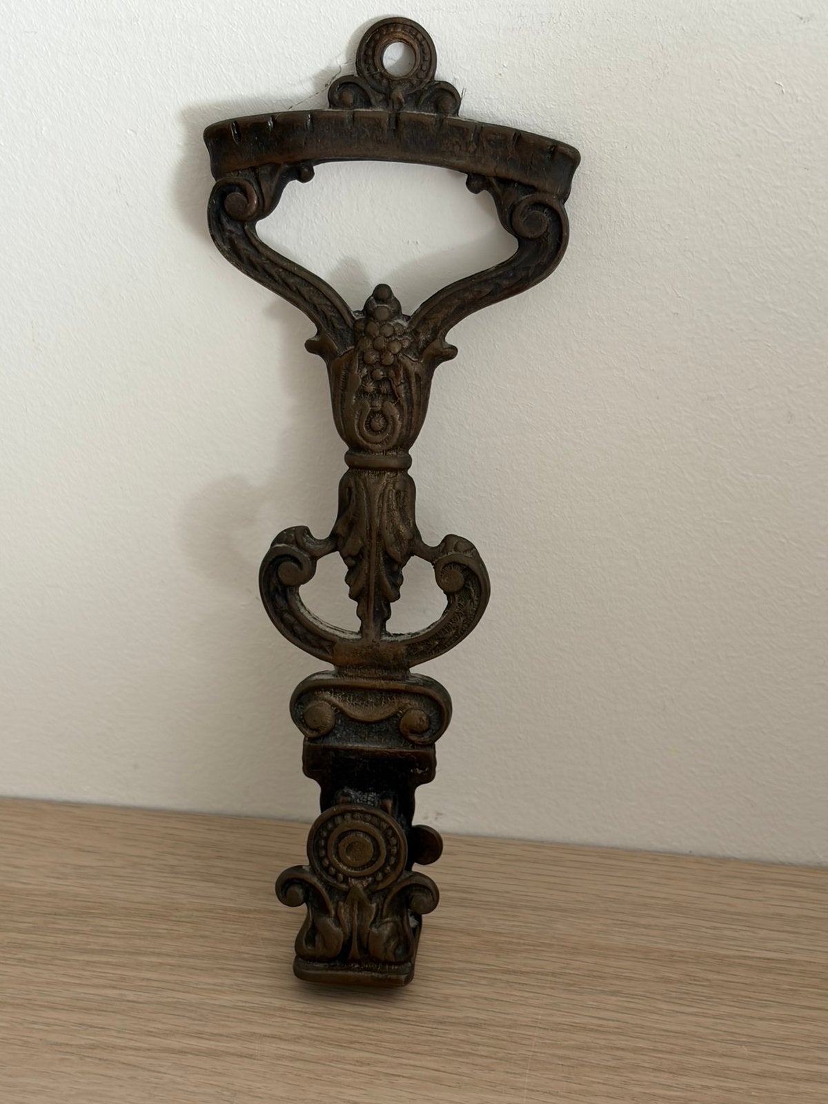 Vintage messing hanger, Ophalen of Verzenden