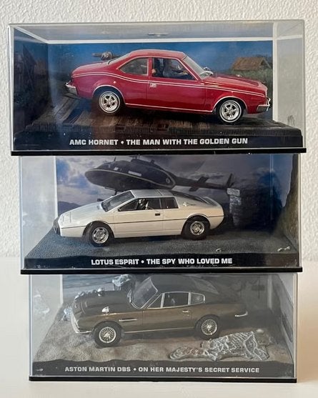 Drie James Bond Film auto’ s, Ophalen of Verzenden, Nieuw, Auto, Overige merken