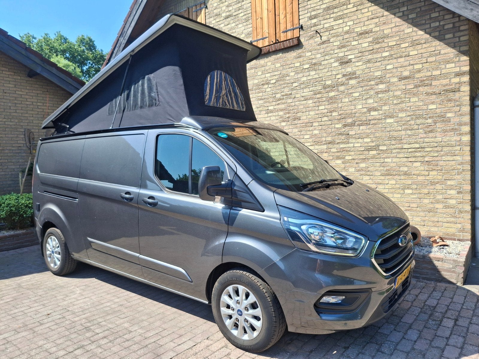 Ford Transit Custom GB 2.0 Tdci 170PK 300 L2h1 Automaat 2019, Stof, 1995 cc, 4 cilinders, 14 km/l