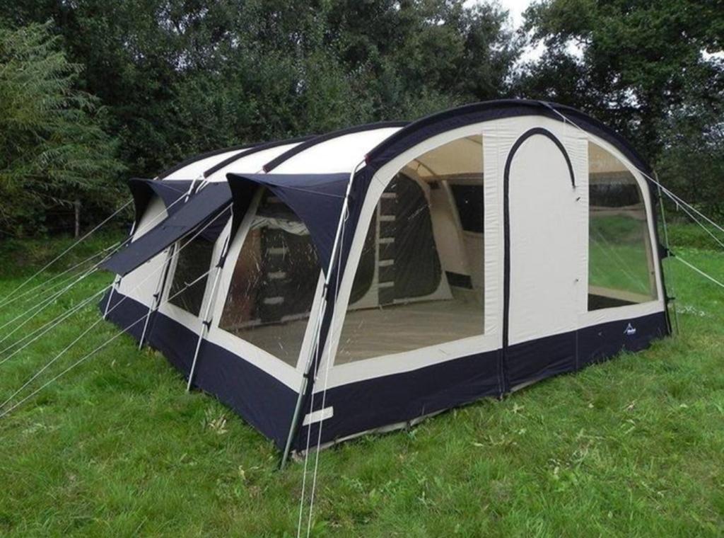 Amazonas 600 tunneltent 6 personen, Caravans en Kamperen, Ophalen, Gebruikt, Tot en met 6