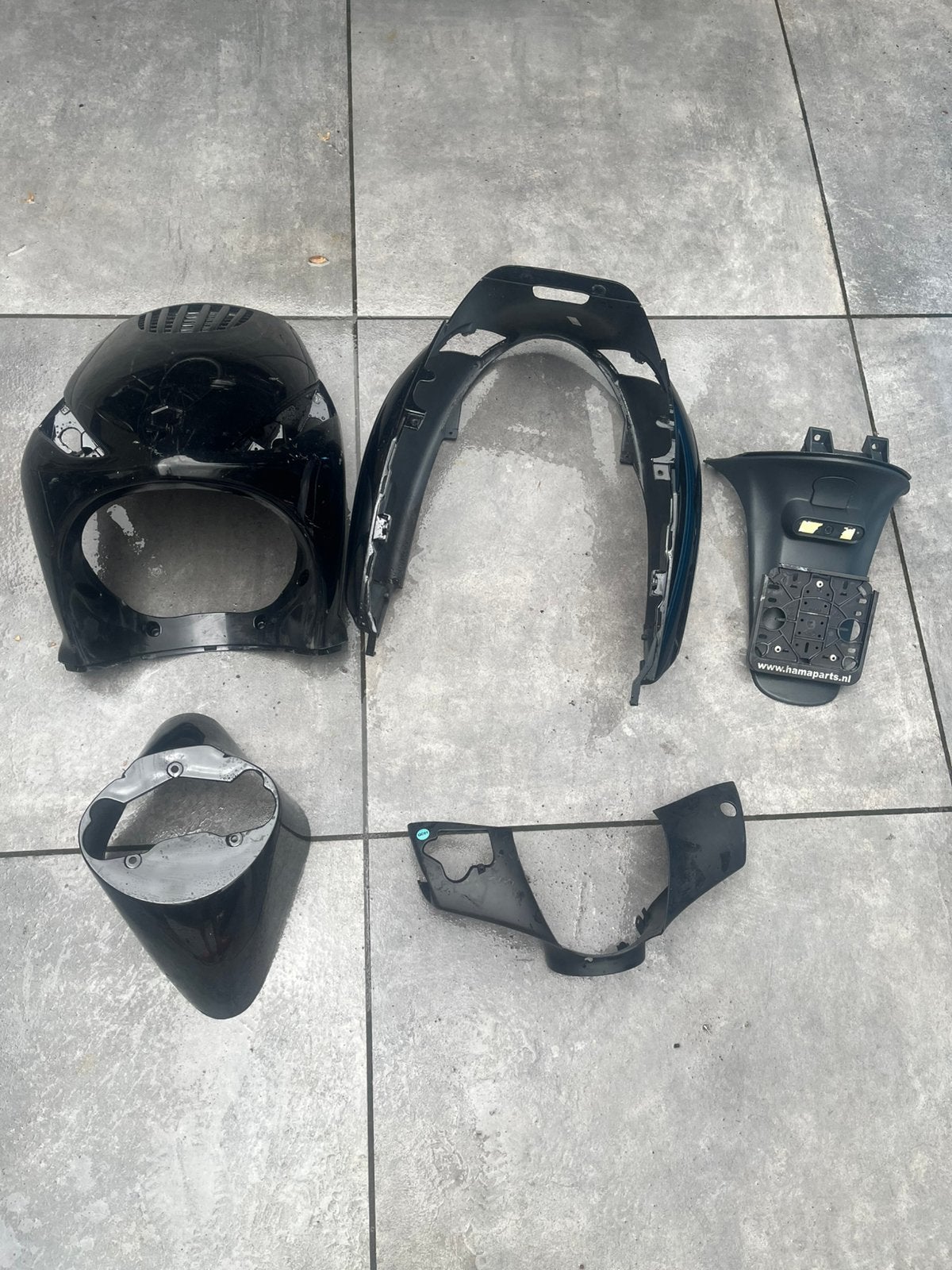 Zip kappen set, Ophalen, Zo goed als nieuw, Kap, Piaggio
