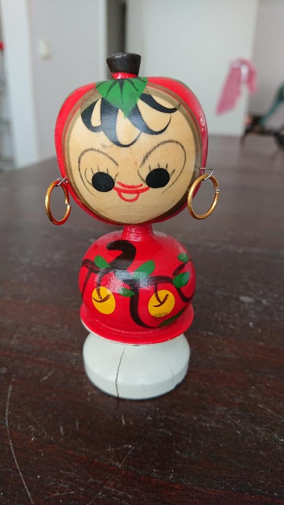 Vintage Kokeshi Doll 70-er jaren, Ophalen of Verzenden, Gebruikt, Overige typen
