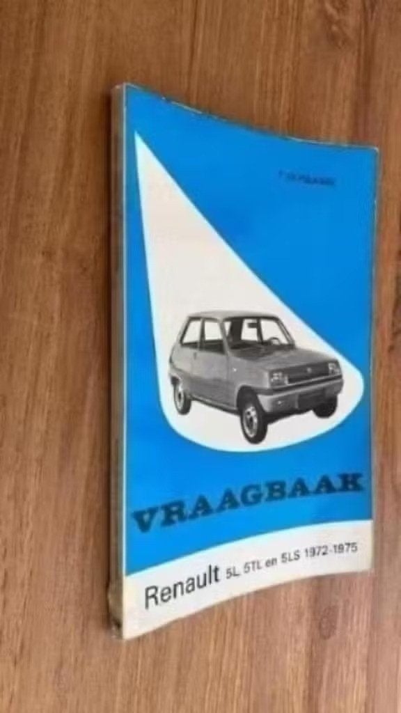 Vraagbaak Renault 1972-1975 . P olyslager, Ophalen of Verzenden