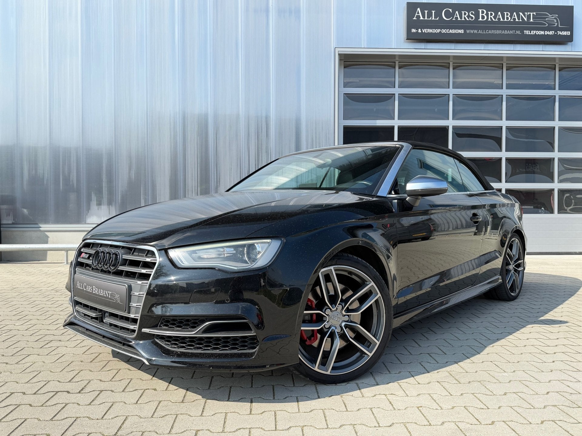 Audi S3 2.0 TFSI S3 quattro Cabrio Pro Line Plus / B&O/ Airc, Auto's, Audi, Automaat, S3, Gebruikt, Zwart