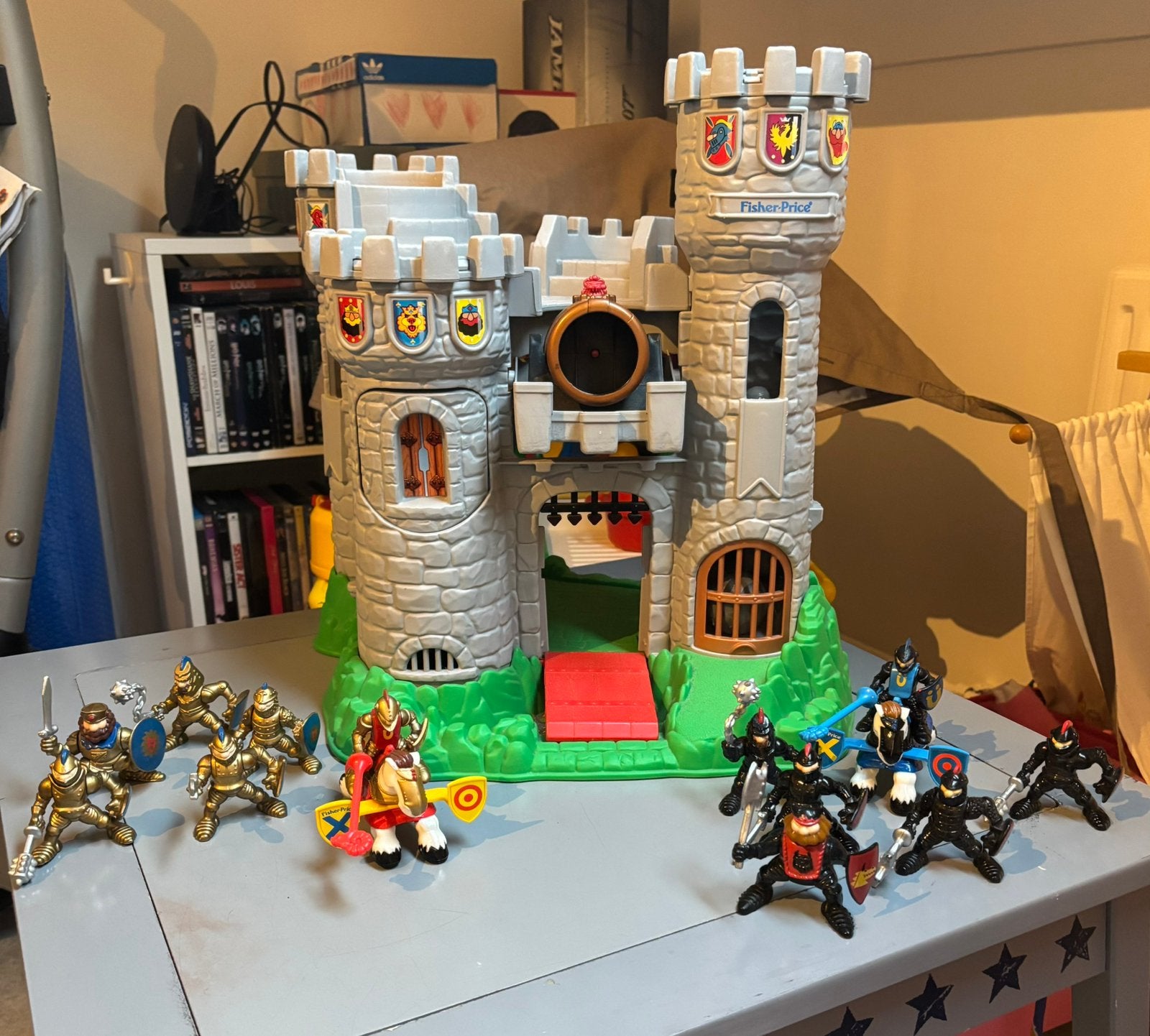 Fisher Price vintage kasteel 1994, Ophalen of Verzenden, Gebruikt, Speelset