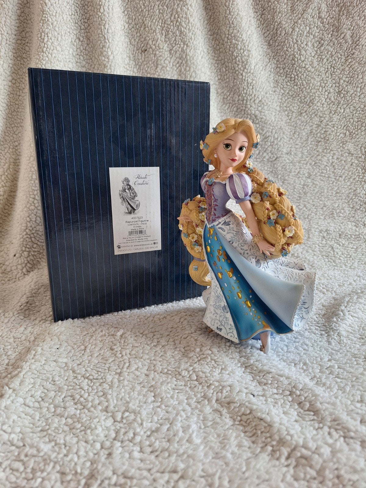 Disney Couture de Force Rapunzel beeldje met doos, Ophalen of Verzenden
