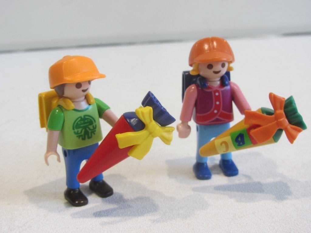 Playmobil 4686 Kinderen op eerste schooldag, Ophalen of Verzenden, Gebruikt, Complete set