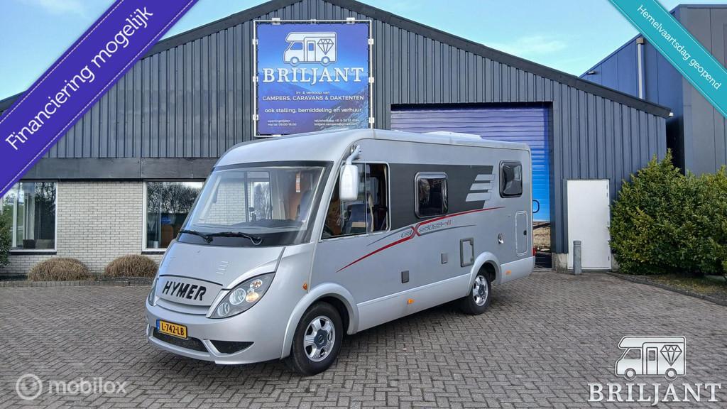 Hymer EX 522.. 2008 dwarsbed, Caravans en Kamperen, Campers, Integraal, Omvormer, Ringverwarming, Airbags