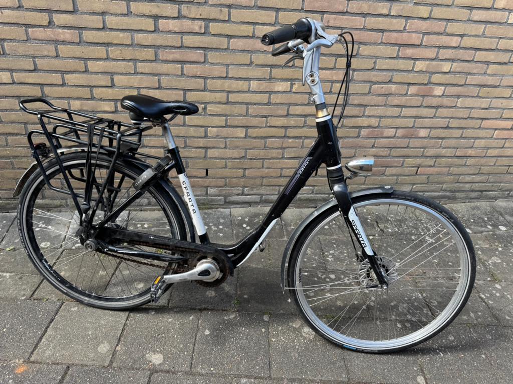 Dames fiets, Fietsen en Brommers, Fietsen | Dames | Damesfietsen, 53 tot 56 cm, Ophalen of Verzenden, Zo goed als nieuw, Sparta