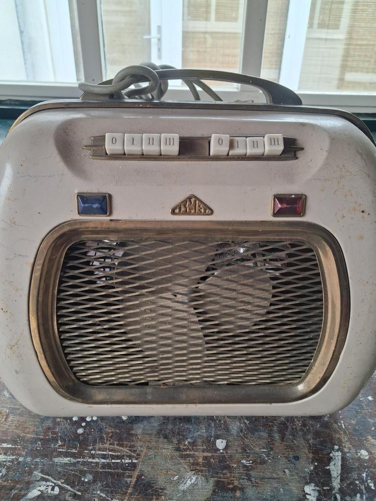 Vintage SMET elektrische kachel - Retro design, Antiek en Kunst, Ophalen