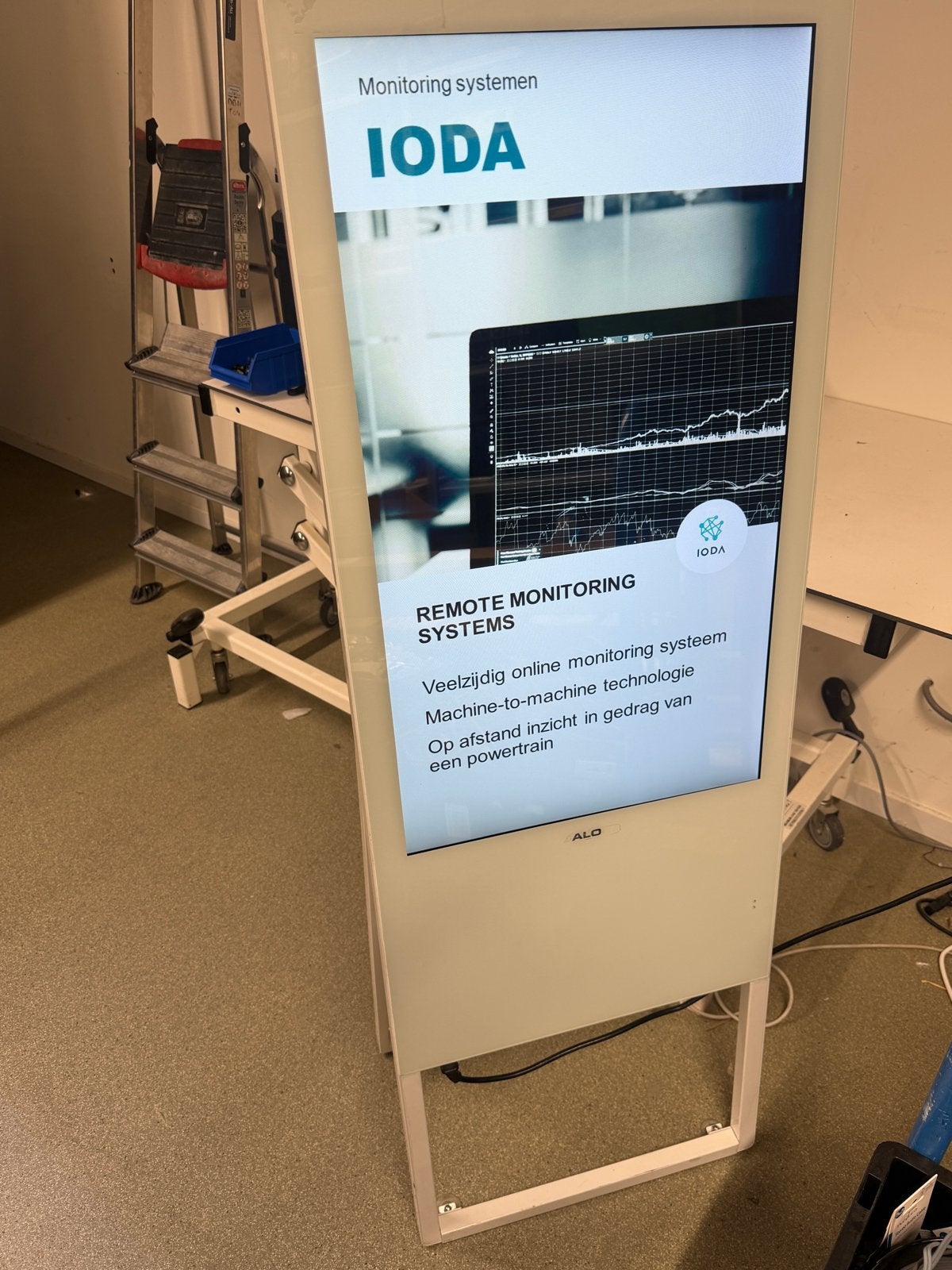Digitaal Stoepbord 32 inch - Ideaal voor Reclame en Info, Verzamelen, Ophalen of Verzenden