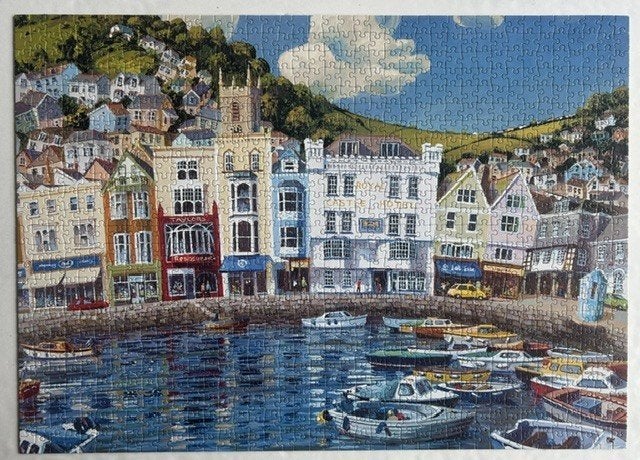 Gibsons puzzel: Boat Float. 1000 stukjes., Ophalen of Verzenden, 500 t/m 1500 stukjes, Zo goed als nieuw, Legpuzzel