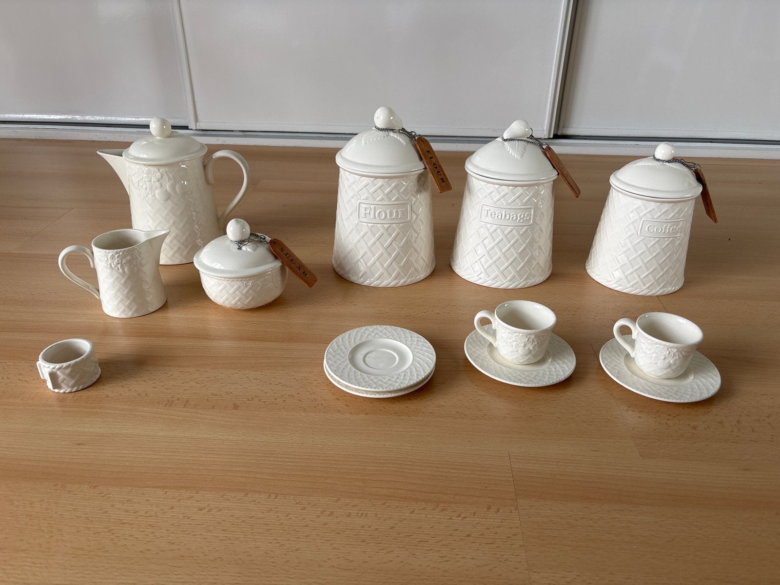 Villeroy & Boch Piemont Servies Set - Wit Keramiek, Ophalen, Villeroy & Boch, Zo goed als nieuw, Compleet servies