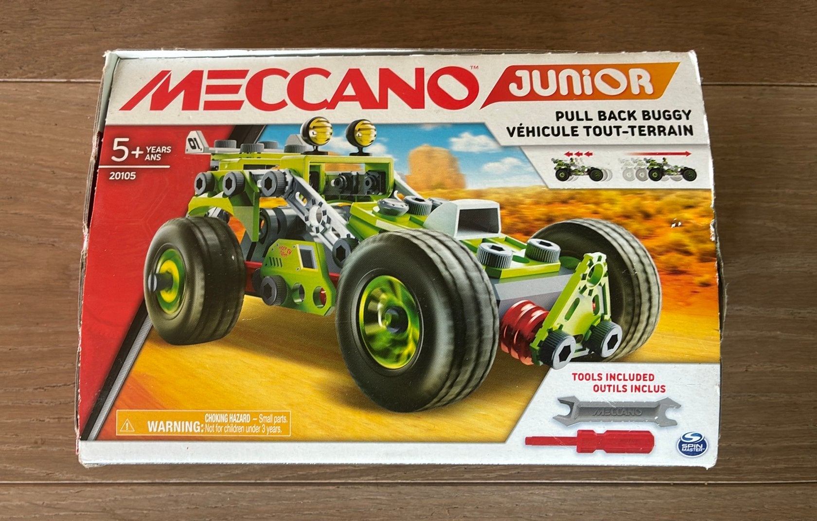 Meccano junior pull back auto, Ophalen of Verzenden, Gebruikt, Elektrisch, Overige merken