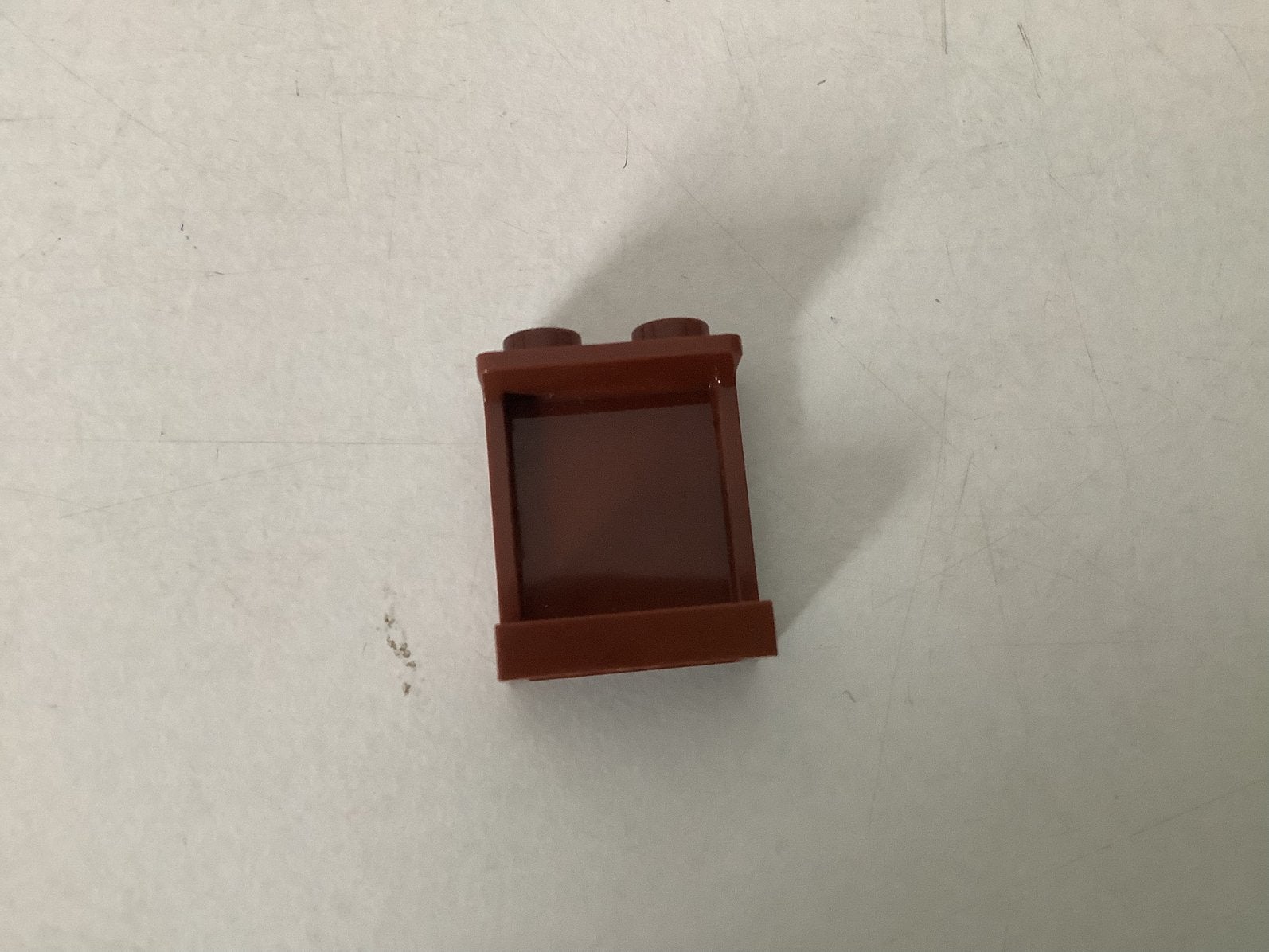 Lego paneel 1x2x2 met zijsteunen bruin, Kinderen en Baby's, Speelgoed | Duplo en Lego, Ophalen of Verzenden, Gebruikt, Losse stenen