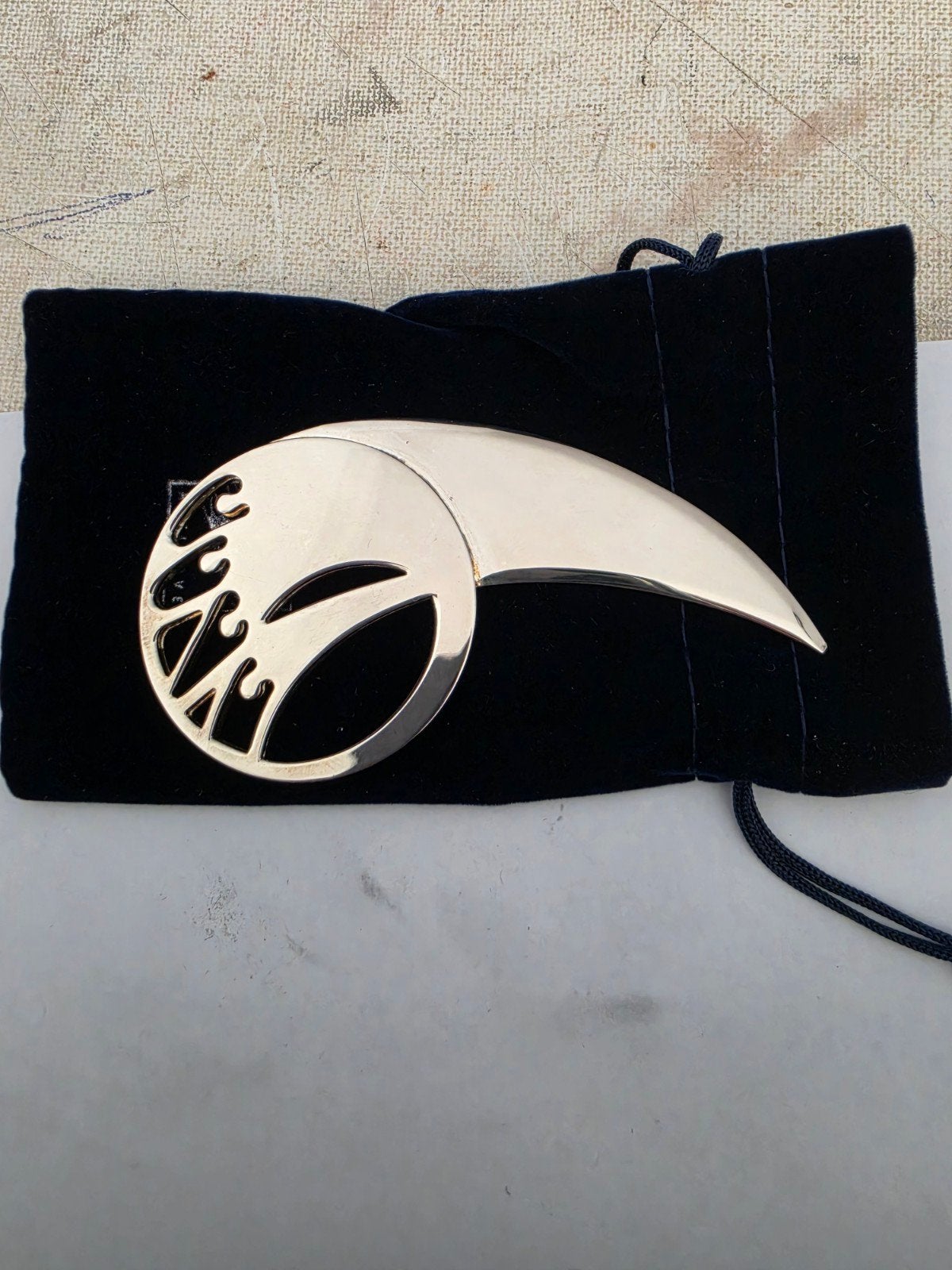 Verzilverde briefopener Artihove, Antiek en Kunst, Ophalen of Verzenden