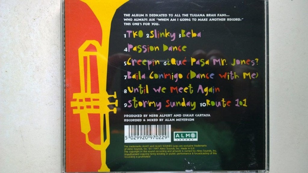 Herb Alpert - Passion Dance, Ophalen of Verzenden, Zo goed als nieuw, Jazz, Album