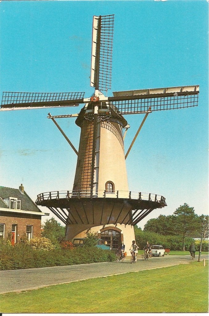 Ansichtkaart Korenmolen De Zandweg Rotterdam, Ophalen of Verzenden, 1960 tot 1980, Ongelopen, Zuid-Holland