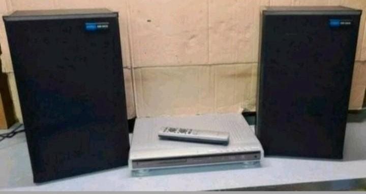 Pioneer xv-dv424 cd receiver + cs-343 speakers of philips fb, Ophalen of Verzenden