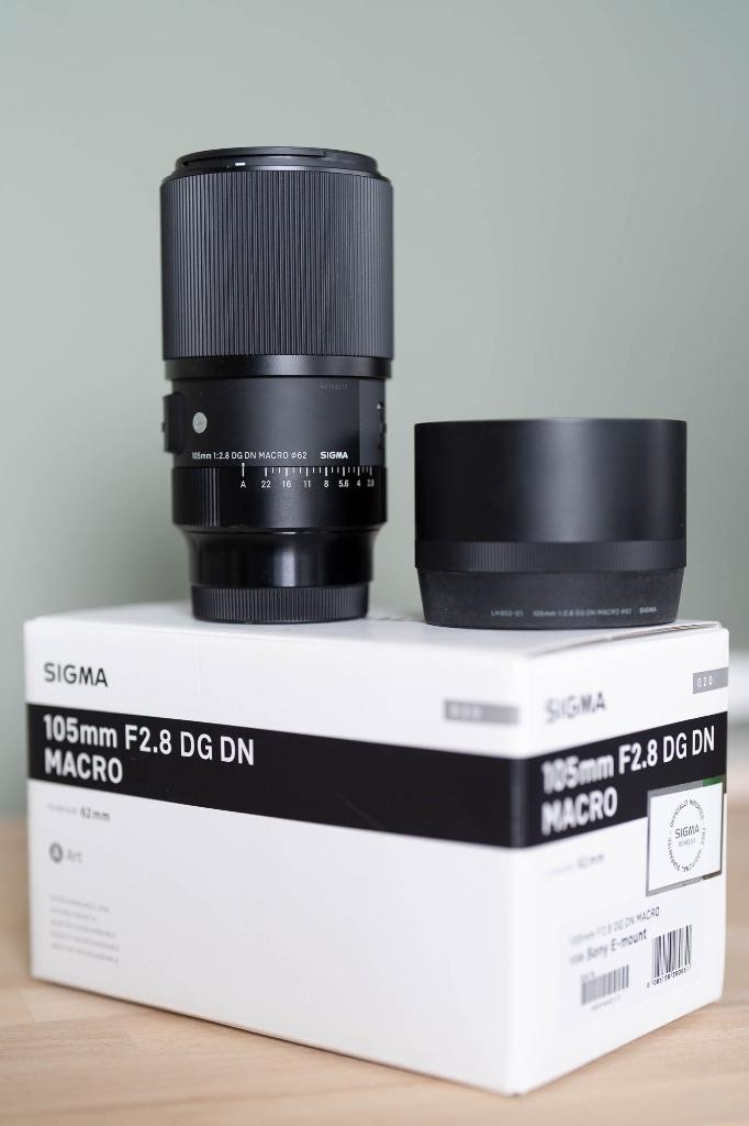 Sigma 105mm F2.8 DG DN Macro voor E-mount Sony, Ophalen of Verzenden, Zo goed als nieuw, Macrolens