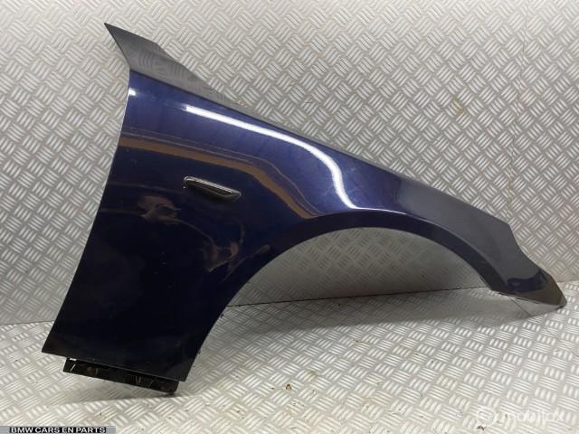 spatbord rechts BMW 5-serie E60 317/5 orientblauw metallic, Gebruikt, Partnerportal@bmw.de, Bmw, Ophalen of Verzenden