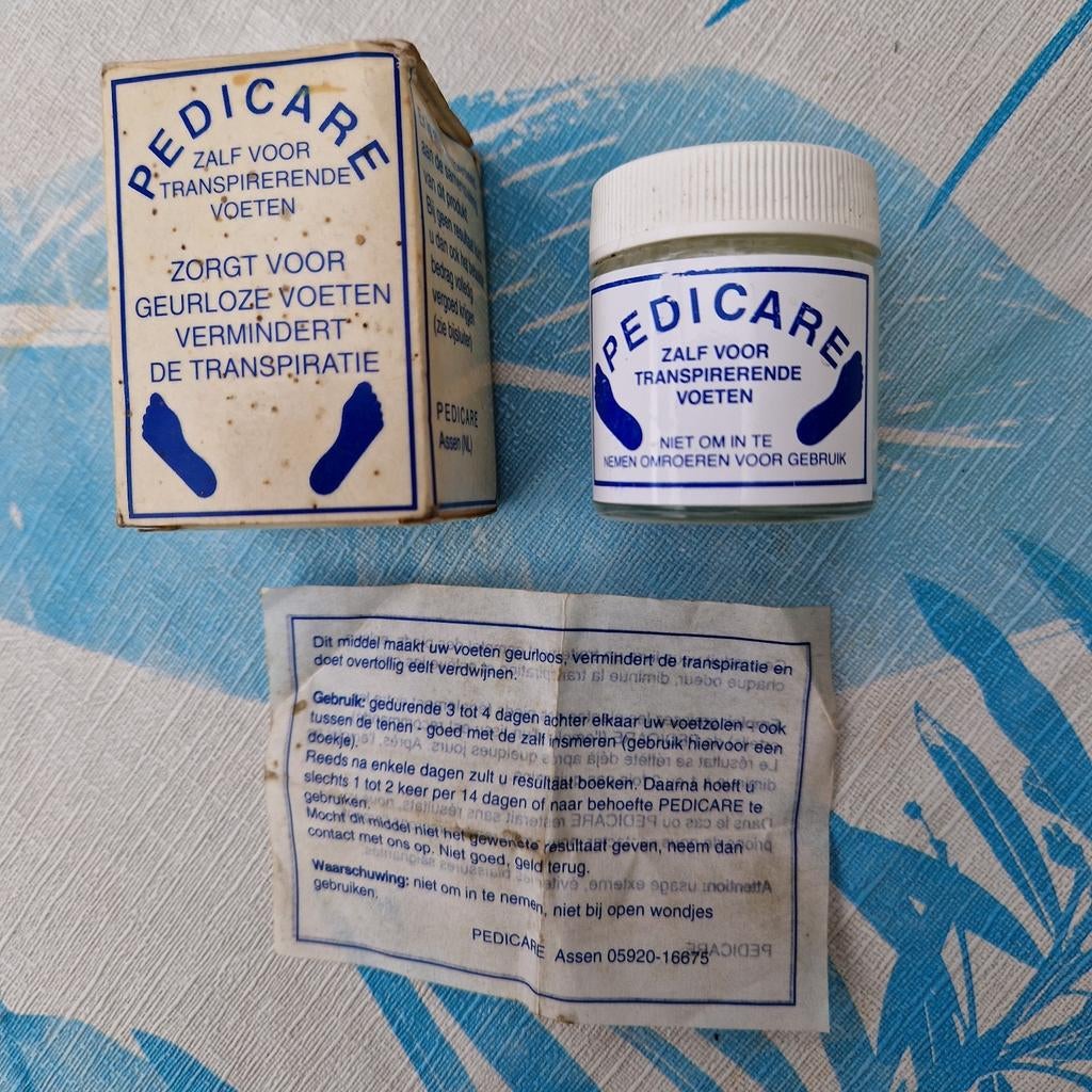 Pedicare Zalf voor Transpirerende Voeten - Vintage, Ophalen of Verzenden, Nieuw, Overige typen