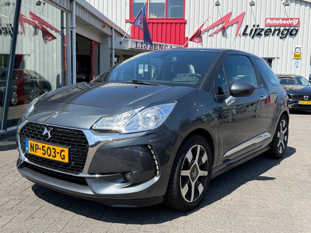 DS DS 3 1.2 PureTech So Chic Navi | LMV | Clima | PDC | Blue, Auto's, DS, Stof, Gebruikt, 1199 cc, Met garantie (alle)