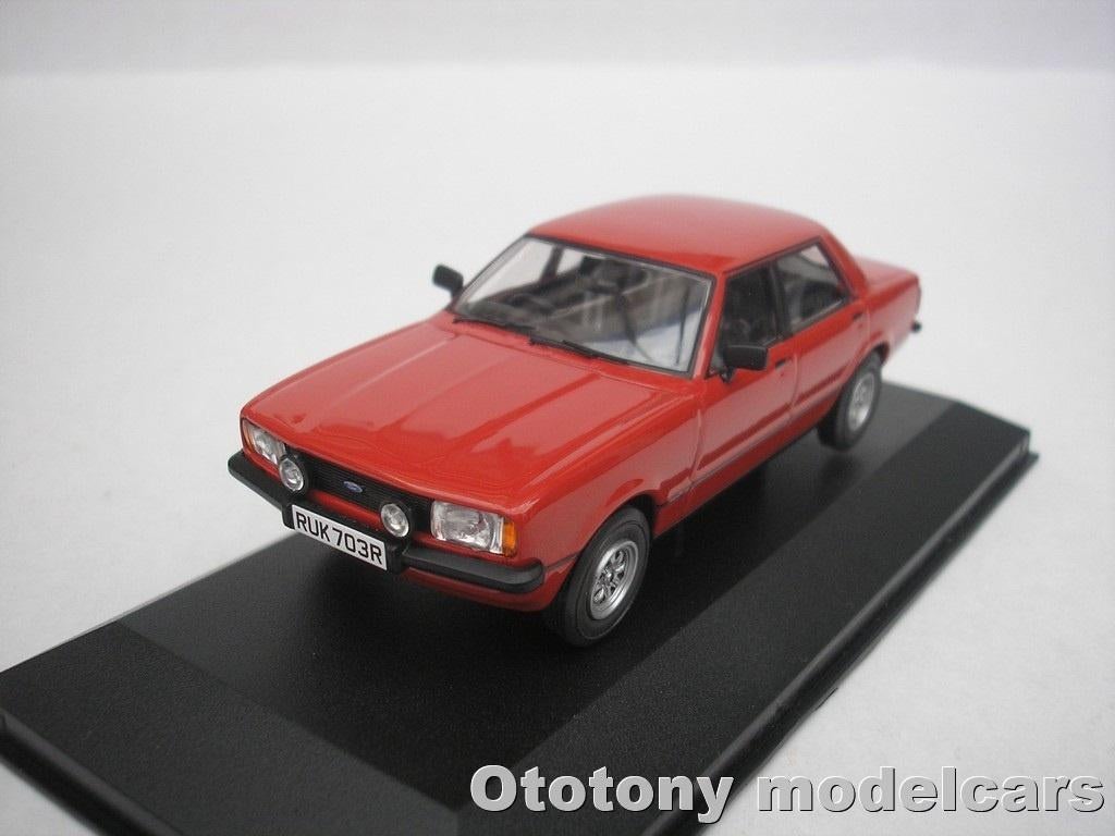 Ford Cortina MK4 2.0 S 1977 Rood 1/43 Vanguards, Ophalen of Verzenden, Nieuw, Auto, Vanguards