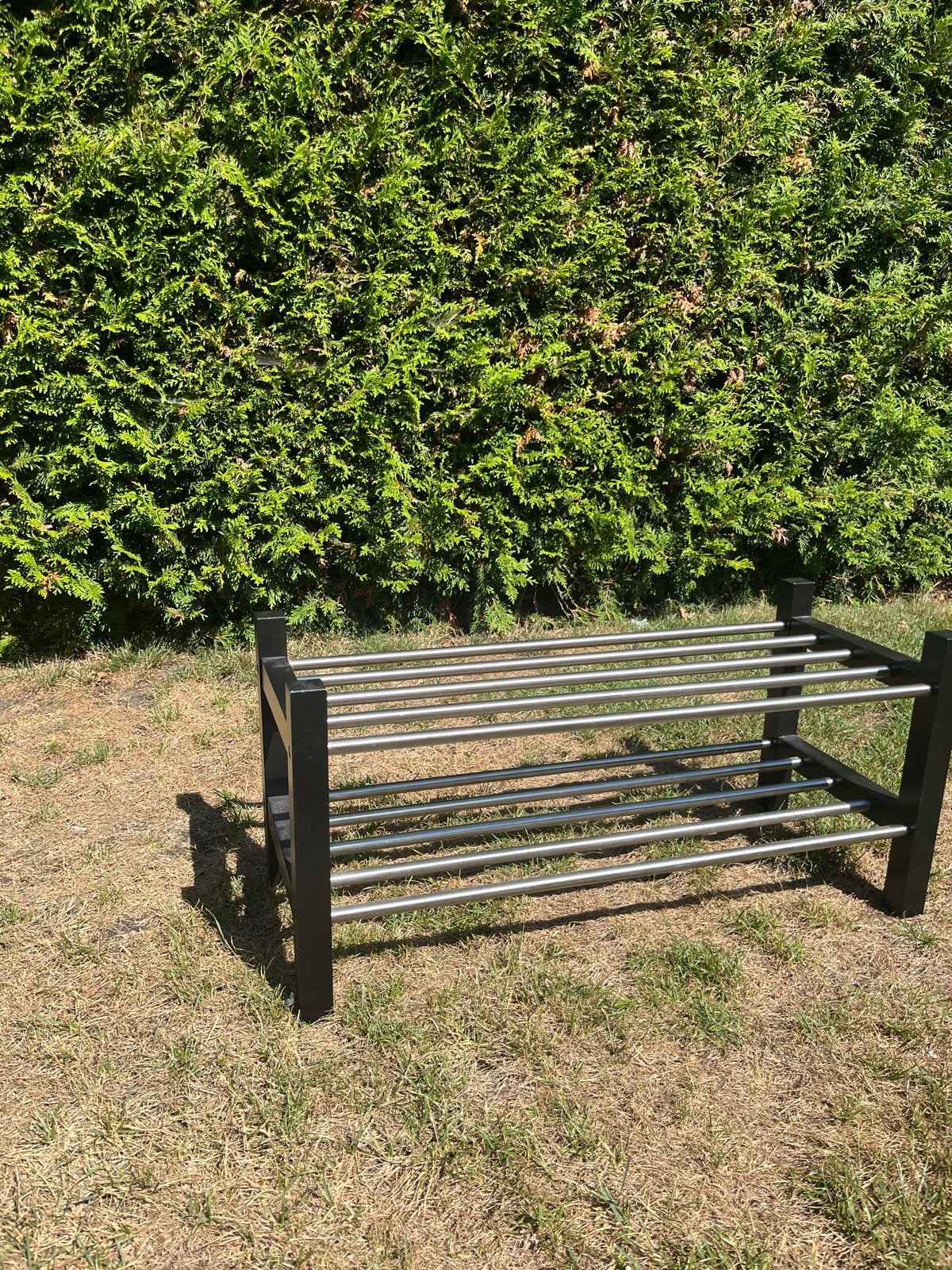 IKEA TJUSIG schoenenrek zwart, Huis en Inrichting, Ophalen, Gebruikt