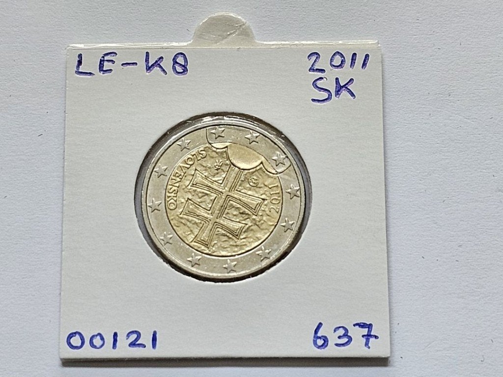 2-euromunt Slowakije (SK) 2011 Koers LE-K8, Ophalen of Verzenden, Slowakije, 2 euro, Losse munt